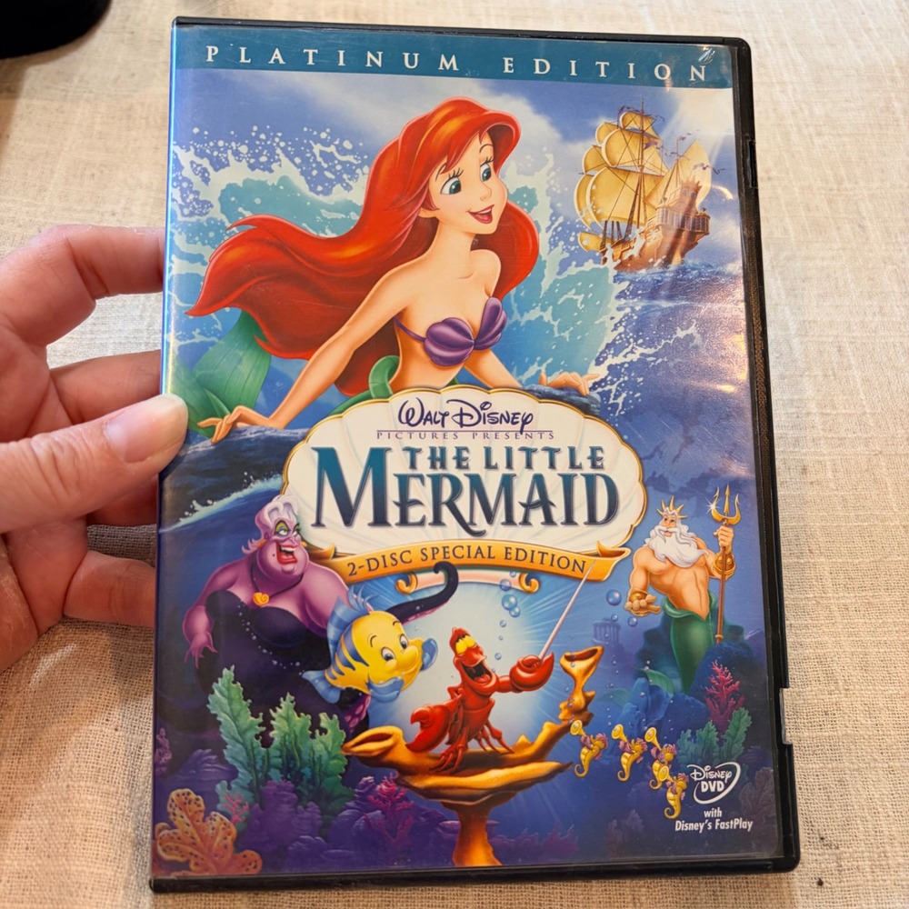 Disney The Little Mermaid Platinum Edition DVD 2-Disc Special Edition 2006 NTSC